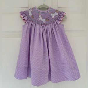 Unicorn Smocked Dress